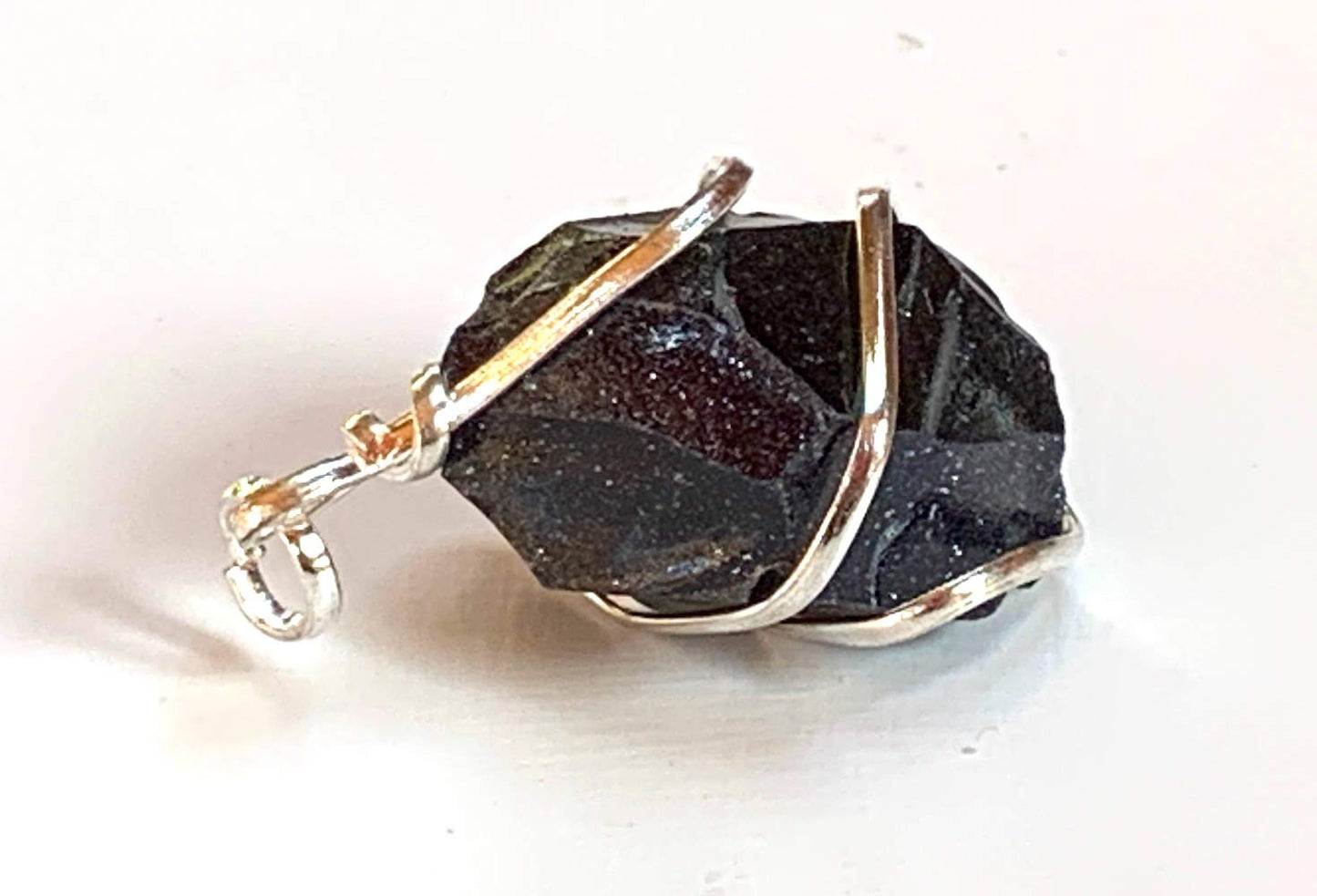 Blue Goldstone Pendant | 1.25-Inch | TARA Collection by AYK