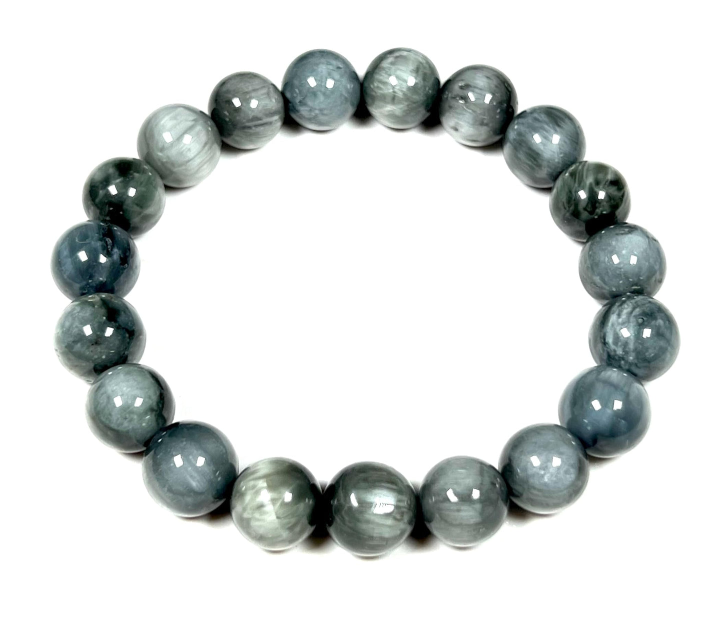Tiger's Eye Stretch Bracelet – 10mm Mala Beads – Natural & Ethically Sourced – Solar Plexus Chakra & Birthstone Jewelry