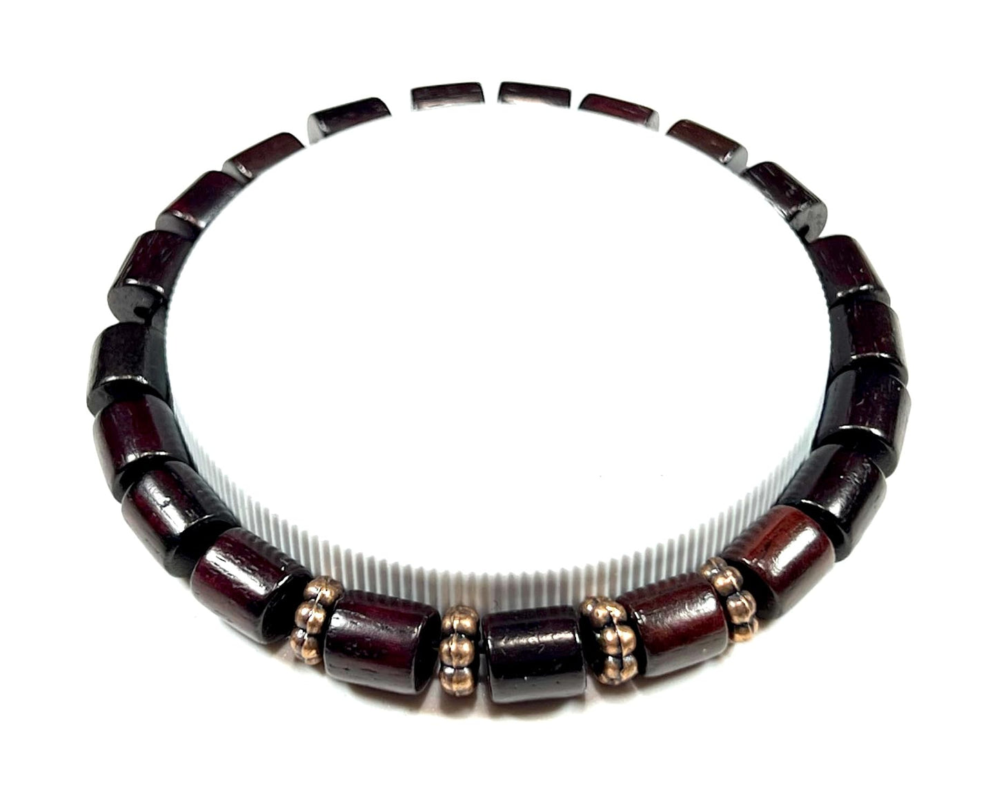 Rosewood Bracelet with Copper Accents | ARANYA Collection