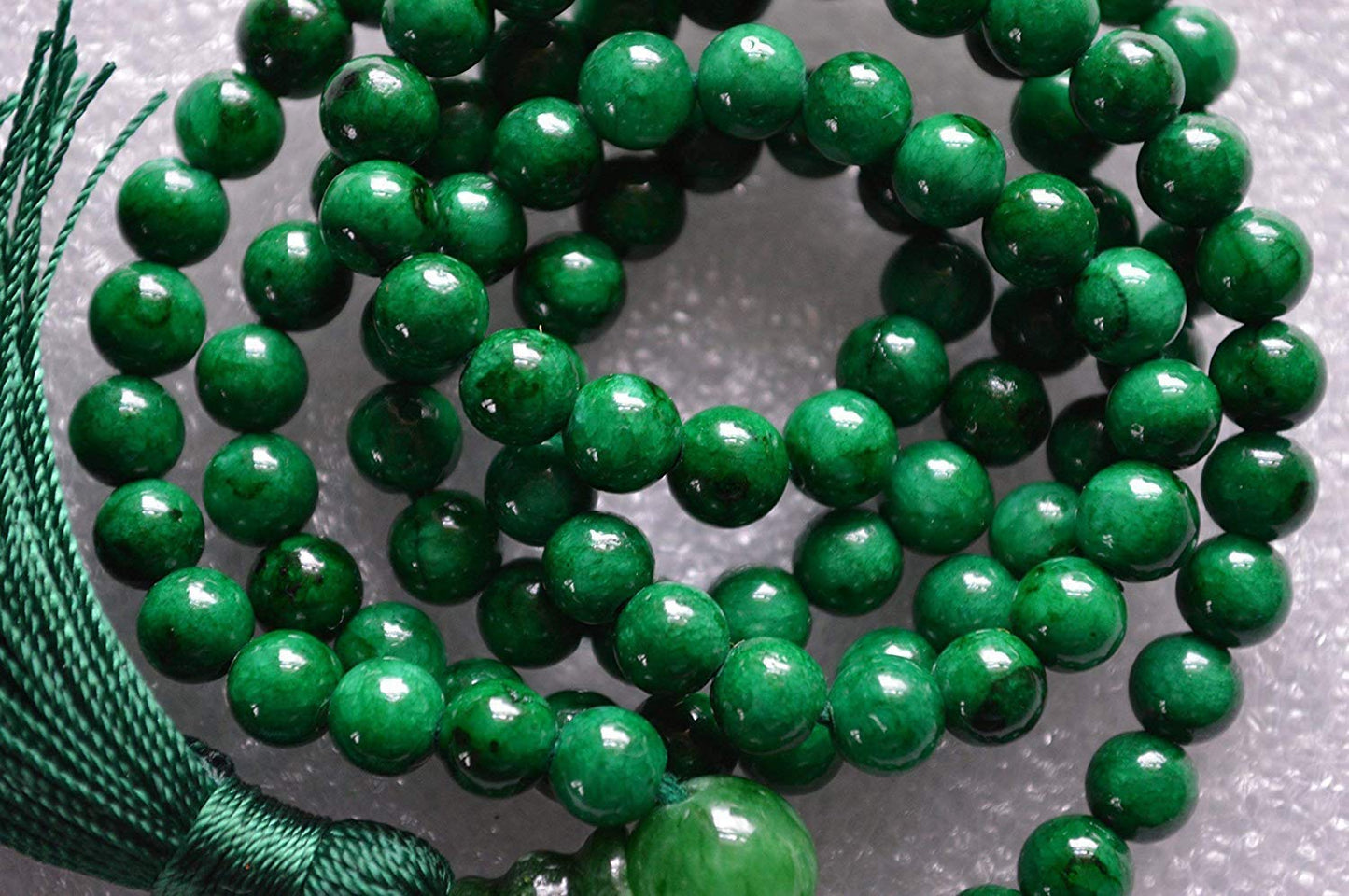 Awaken Your Kundalini Gemstone Mala Beads Necklace
