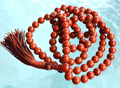 Grounding & Vitality Red Jasper Mala Necklace