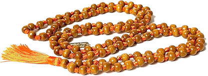 Hand-Knotted Tulsi Mala Beads Necklace – 8mm 108 Buddhist Prayer Beads – Multicolor Options – Chakra Balancing & Zodiac Birthstones – Meditation Jewelry