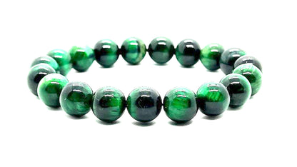 Tiger's Eye Stretch Bracelet – 8mm Beads – Multicolor Options – Solar Plexus Chakra & Zodiac Birthstones – Wrist Sizes 6-9 Inches