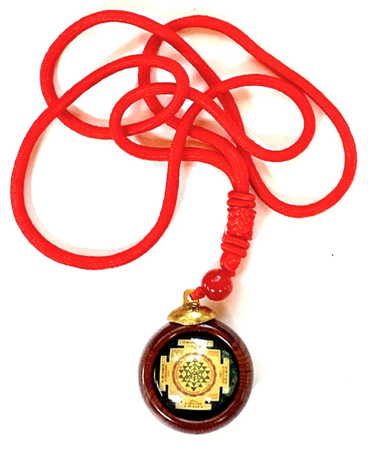 Sri Panch Mukhi Hanuman with Sri Yantra - Dual Yantra Kavach Amulet for Protection, Power, Fame & Enhanced Energy