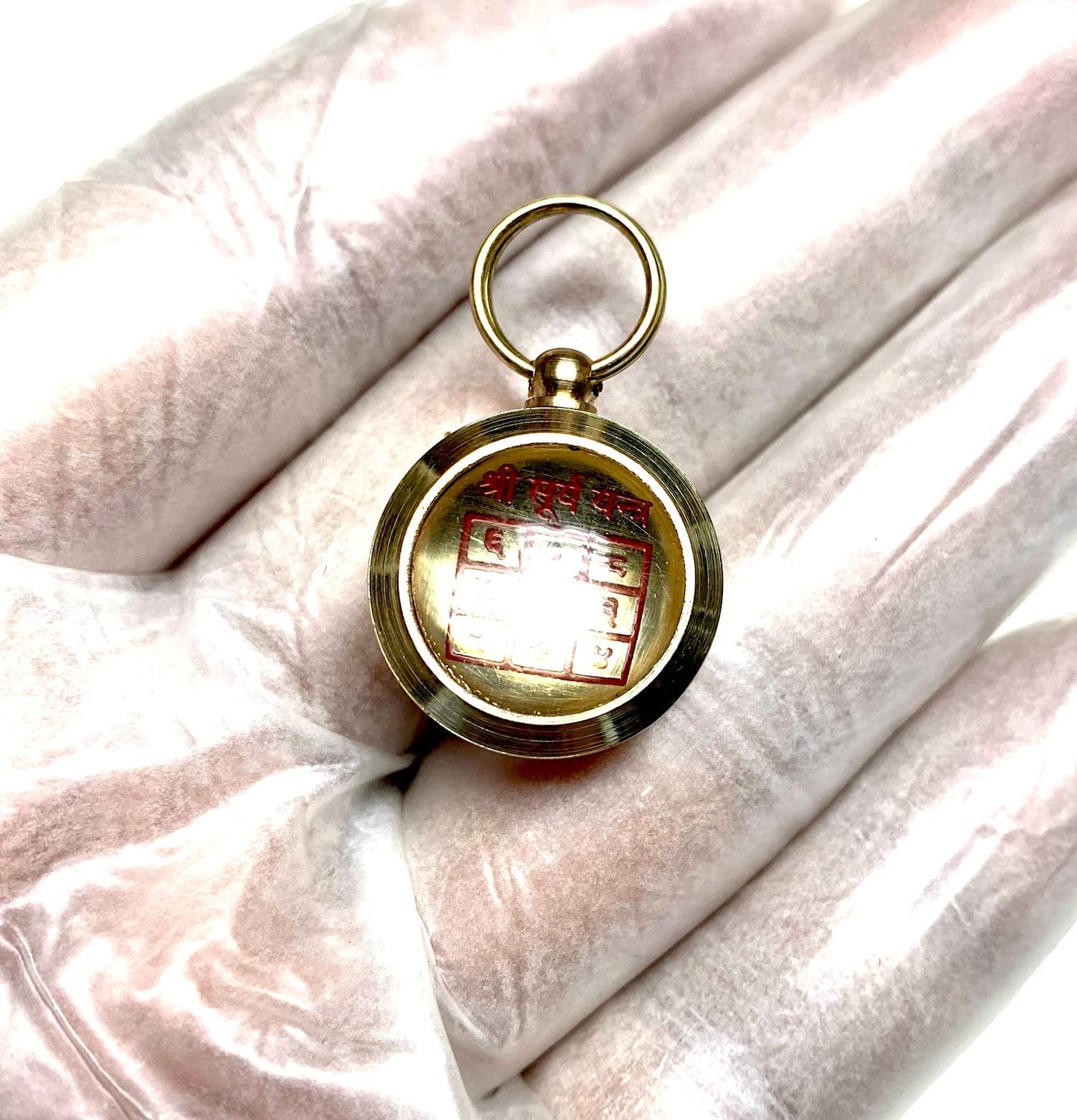 Surya Yantra Amulet for Sun, Navagraha Yantra, Solar Chakra Energy - Empower Your Spirit with Celestial Harmony