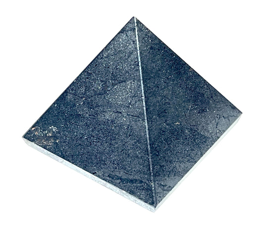 Hematite Crystal Pyramid | 2-Inch Grounding Stone | TATTVA Collection