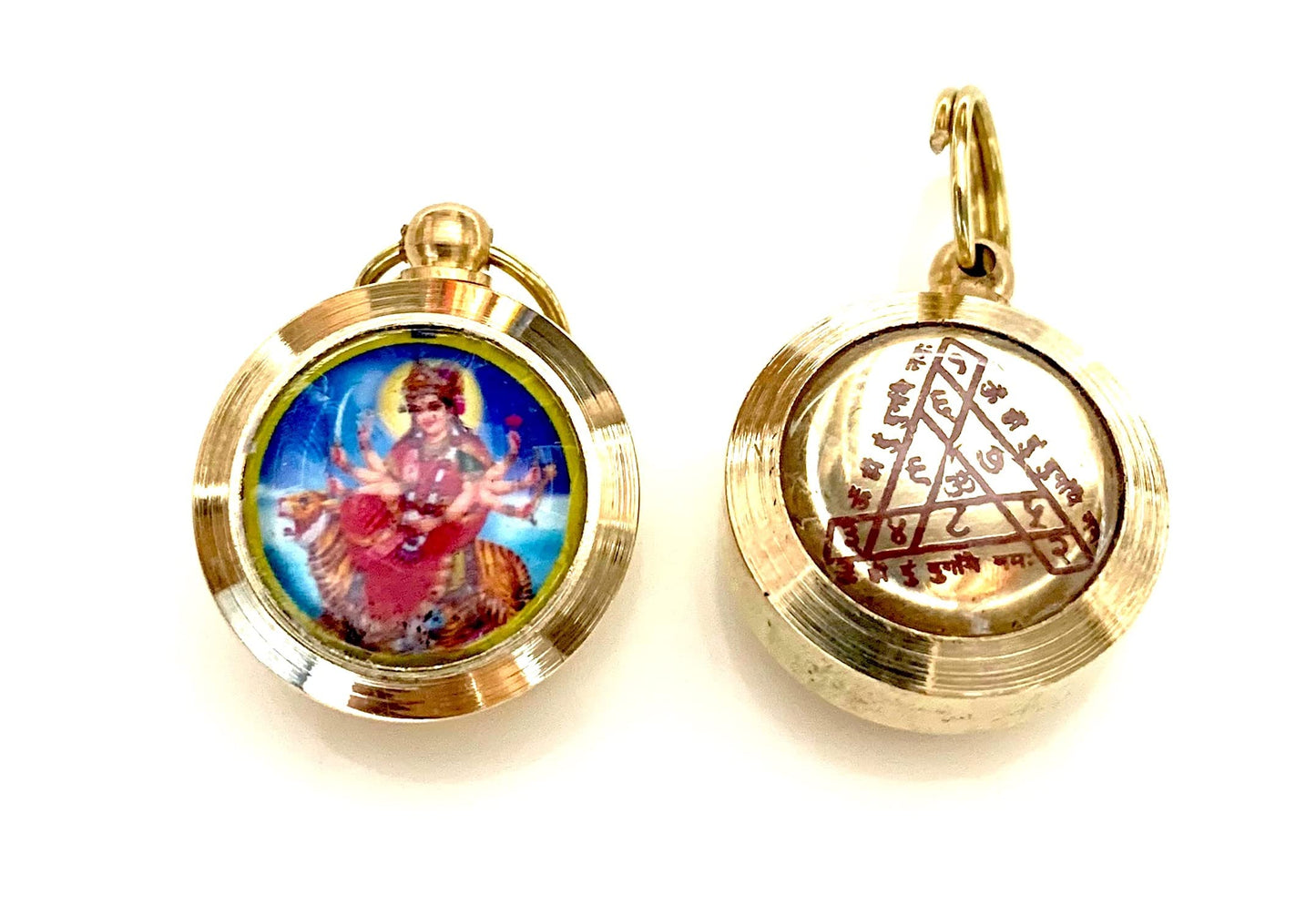 Durga Beesa Yantra Pendant | Protection, Prosperity & Success | TEJAS & VARNIKA