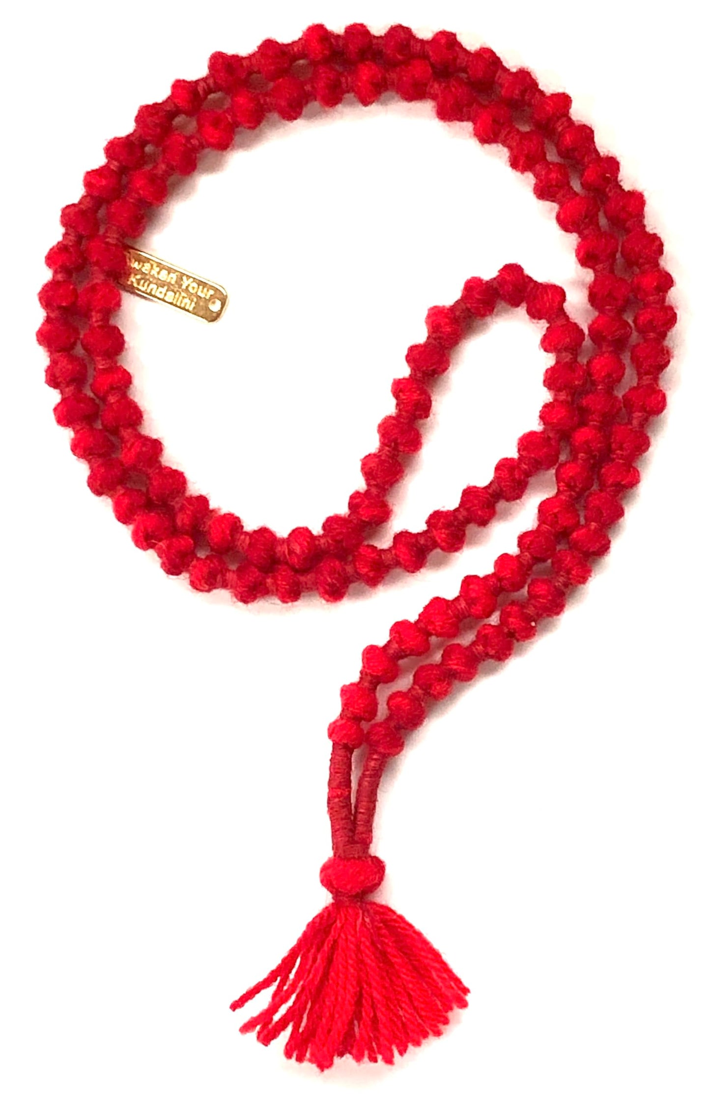 Hand Knotted Wool Mala Beads Necklace – Bead Size 7-8mm | 108 Beads | 7 Chakra Colors | Root to Crown Energy | Ethical & Lightweight