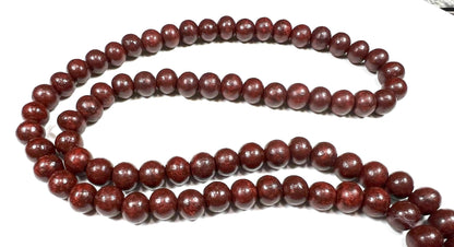 Rosewood Mala Necklace | 10mm 108 Beads | ARANYA Collection