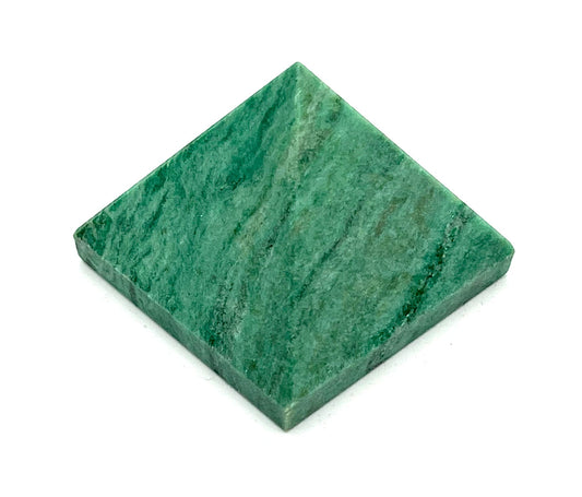 Green Jade Crystal Pyramid | 2-Inch Stone of Harmony | TATTVA Collection