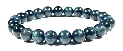 Tiger's Eye Stretch Bracelet – 8mm Beads – Multicolor Options – Solar Plexus Chakra & Zodiac Birthstones – Meditation Jewelry