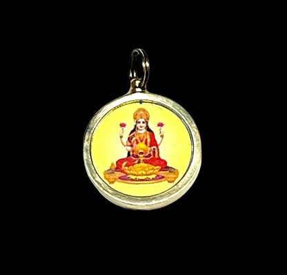 Sri Maha Lakshmi Yantra Pendant – Attract Positive Energies of Abundance, Success, And Material Wealth - Universal Sun Sign, Chakra Association