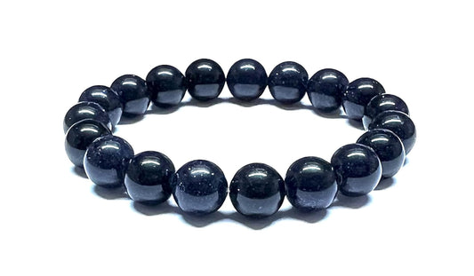 Blue Goldstone Bracelet | 10mm Beads | TARA Collection by AYK