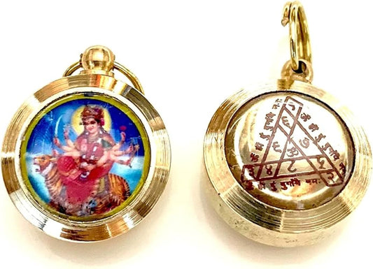 Durga Beesa Yantra Pendant | Protection, Prosperity & Success | TEJAS & VARNIKA