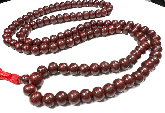 Rosewood Mala Necklace | 10mm 108 Beads | ARANYA Collection