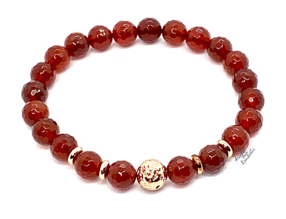 Carnelian Bracelet – Sacral Chakra Energy, Courage & Vitality | VESTA