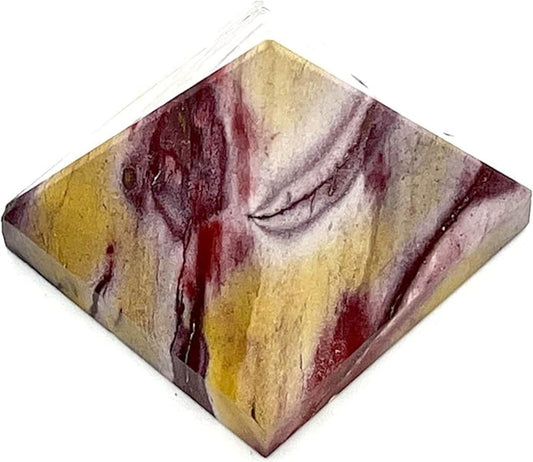 Mookaite Crystal Pyramid | 2-Inch Stability & Vitality Stone | TATTVA Collection