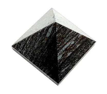 Bronzite Crystal Pyramid | 2-Inch Grounding Stone | TATTVA Collection