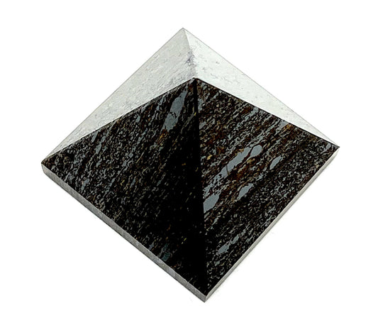 Bronzite Crystal Pyramid | 2-Inch Grounding Stone | TATTVA Collection