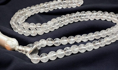 Awaken Your Kundalini Crystals Mala Beads Necklace Reiki Healing Stones Blessed & Energized Handmade 108 Buddhist Prayer Beads - Comes w/Velvet Pouch