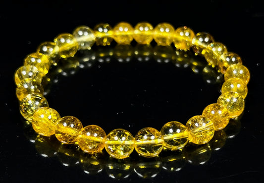 SOLIS Citrine Bracelet | Healing, Spirituality, & Emotional Wellbeing | Solar Plexus Chakra | November Birthstone