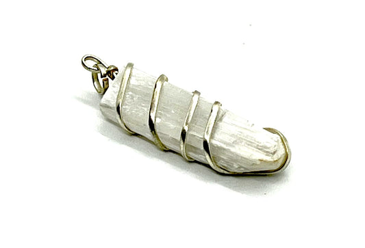 Selenite Pendant - Illuminate Your Path - Universal Birthstone - Crown Chakra Crystal