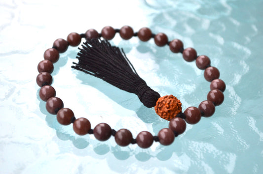 Garnet Pocket Mala | 27 Beads for Passion & Vitality | ANKURA Collection