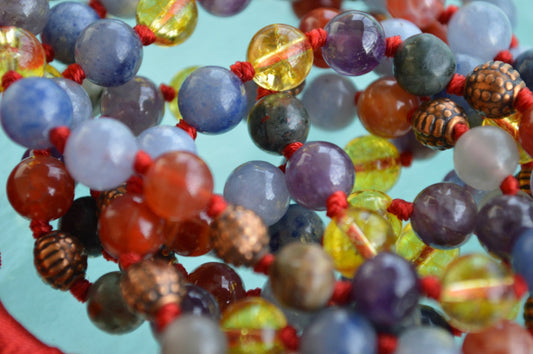 Ultimate Aries Zodiac Mala Necklace | 108 Beads | ASTRA Collection