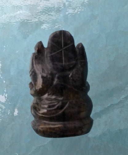 Hand carved Garnet Stone Lord Ganesh Statue Idol Of Lord Ganesh Natural Garnet Carved Ganesha Handmade Ganesh Gemstone SculptureChristmas