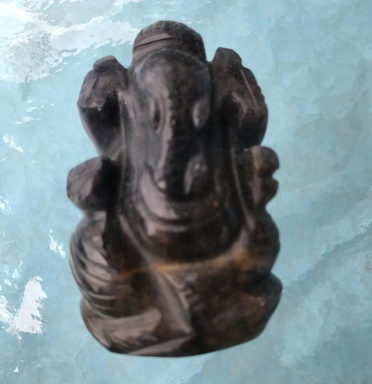 Hand carved Garnet Stone Lord Ganesh Statue Idol Of Lord Ganesh Natural Garnet Carved Ganesha Handmade Ganesh Gemstone SculptureChristmas