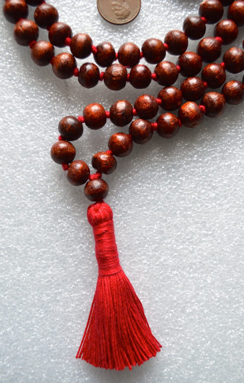 Rare 10mm Bodhi Buddha Prayer Beads Hand Knotted Mala Necklace - Energized Karma Nirvana Meditation 108 Beads For Awakening Chakra Kundalini