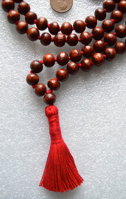 Rare 10mm Bodhi Buddha Prayer Beads Hand Knotted Mala Necklace - Energized Karma Nirvana Meditation 108 Beads For Awakening Chakra Kundalini