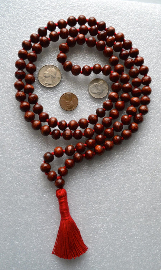 Rare 10mm Bodhi Buddha Prayer Beads Hand Knotted Mala Necklace - Energized Karma Nirvana Meditation 108 Beads For Awakening Chakra Kundalini
