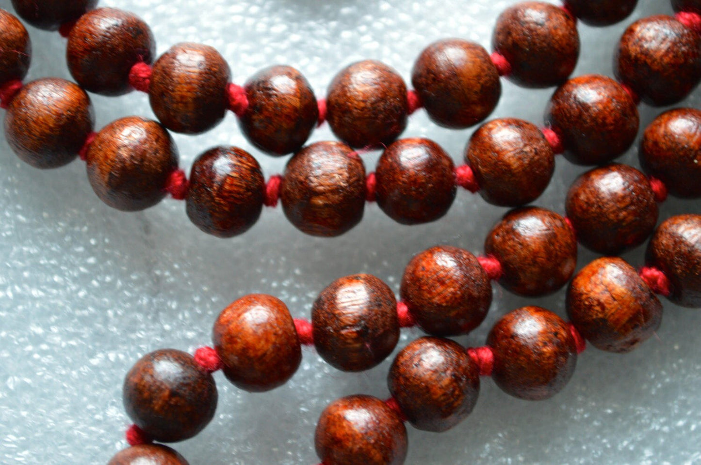 Rare 10mm Bodhi Buddha Prayer Beads Hand Knotted Mala Necklace - Energized Karma Nirvana Meditation 108 Beads For Awakening Chakra Kundalini