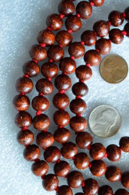 Rare 10mm Bodhi Buddha Prayer Beads Hand Knotted Mala Necklace - Energized Karma Nirvana Meditation 108 Beads For Awakening Chakra Kundalini