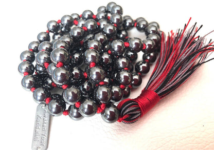 FEROX Hematite Mala Beads Necklace |