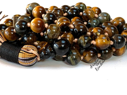 Protection Tiger Eye necklace mens jewelry birthday gifts for men gift for dad Valentine's Day gift for husband gift for boyfriend for him