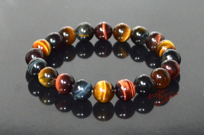 Tiger Eye Blue Tigers Eye, Bracelets for Women, Mens Bracelet Men Blue Tiger Eye, Red Tiger Eye, UnisexChristmas