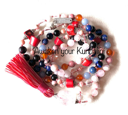 Ultimate Taurus Zodiac Mala Necklace | 108 Hand-Knotted Beads | ASTRA Collection