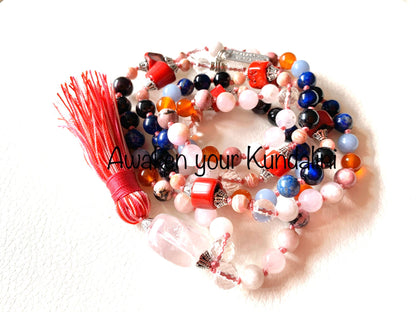 Ultimate Taurus Zodiac Mala Necklace | 108 Hand-Knotted Beads | ASTRA Collection