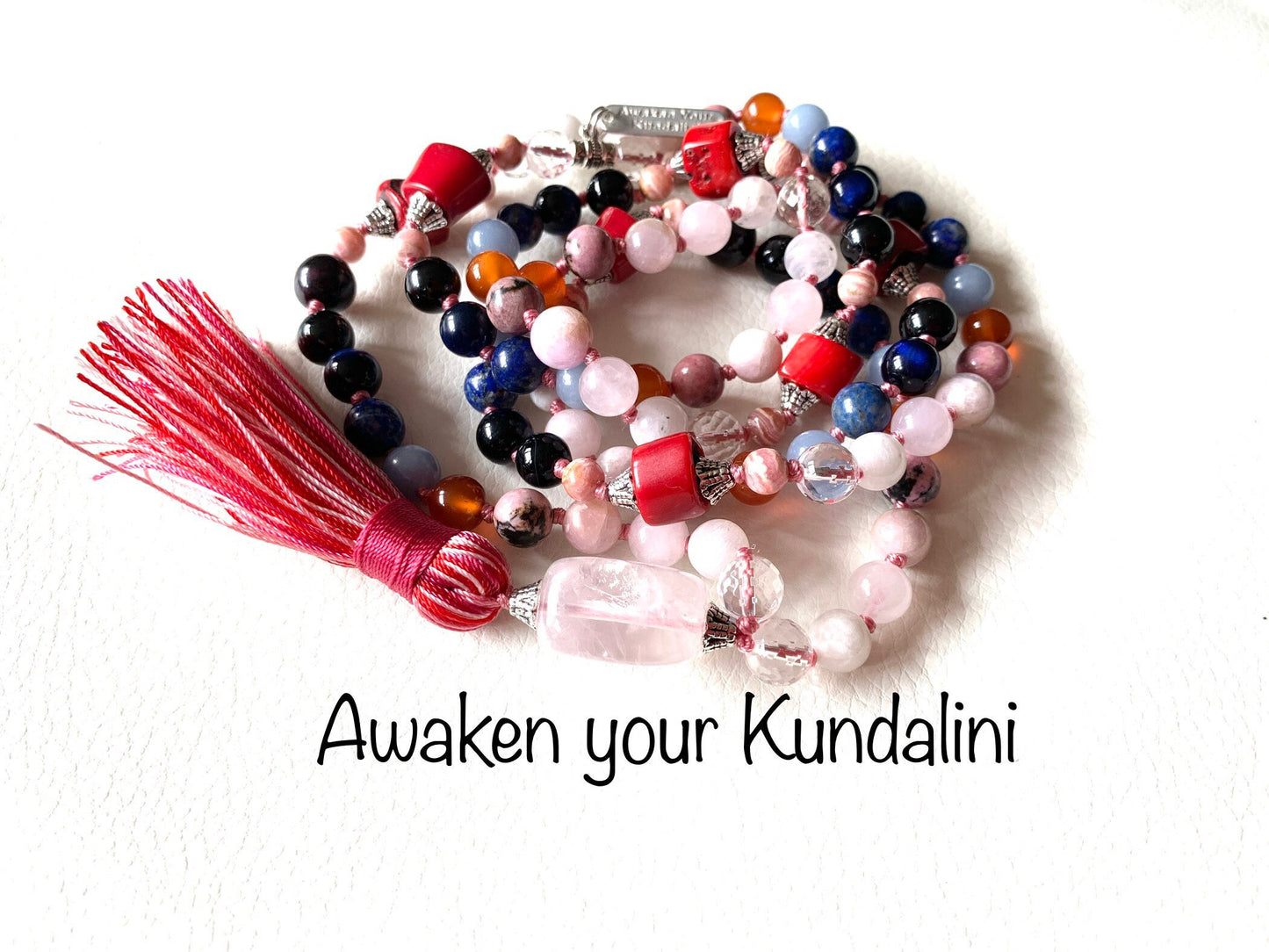 Ultimate Taurus Zodiac Mala Necklace | 108 Hand-Knotted Beads | ASTRA Collection