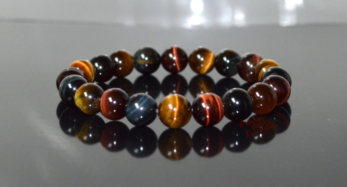 Tiger Eye Blue Tigers Eye, Bracelets for Women, Mens Bracelet Men Blue Tiger Eye, Red Tiger Eye, UnisexChristmas
