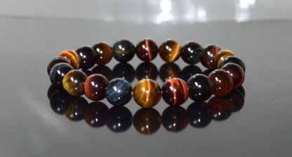 Tiger Eye Blue Tigers Eye, Bracelets for Women, Mens Bracelet Men Blue Tiger Eye, Red Tiger Eye, UnisexChristmas