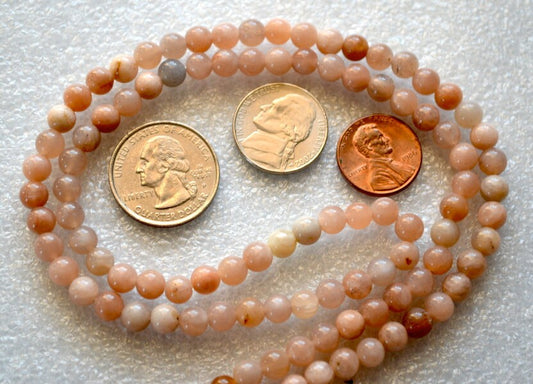 Moonstone Natural Flower Handmade Mala Beads Necklace -Blessed Karma Nirvana Meditation 8 mm 108 Prayer Beads For Awakening Chakra Kundalini