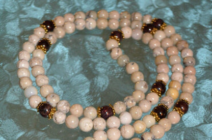 Rare Yellow Opal Necklace Garnet Mala Necklace Gold Opal Necklace Opal Jewelry Gold Bridesmaid Gift Minimalist Necklace Merchant stone beads